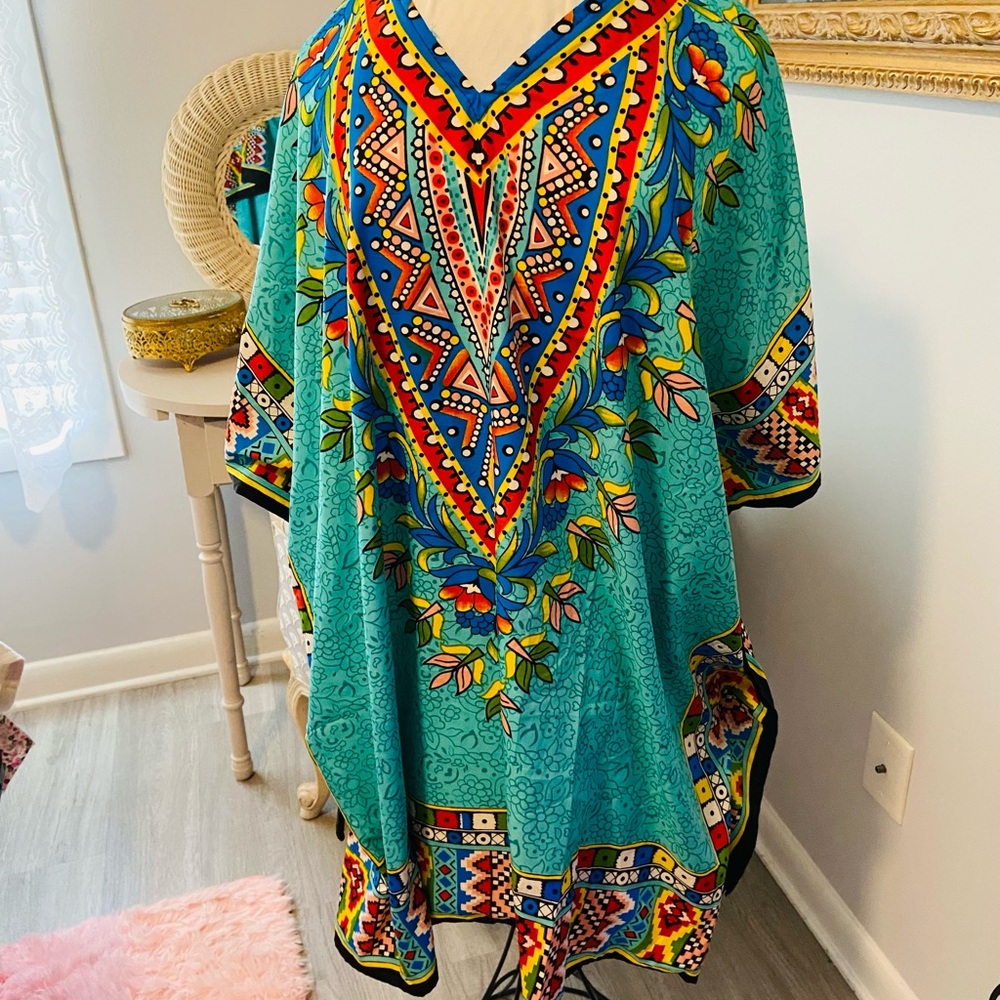 Summer Boho Mini Goddess By Winlar Beach Caftan